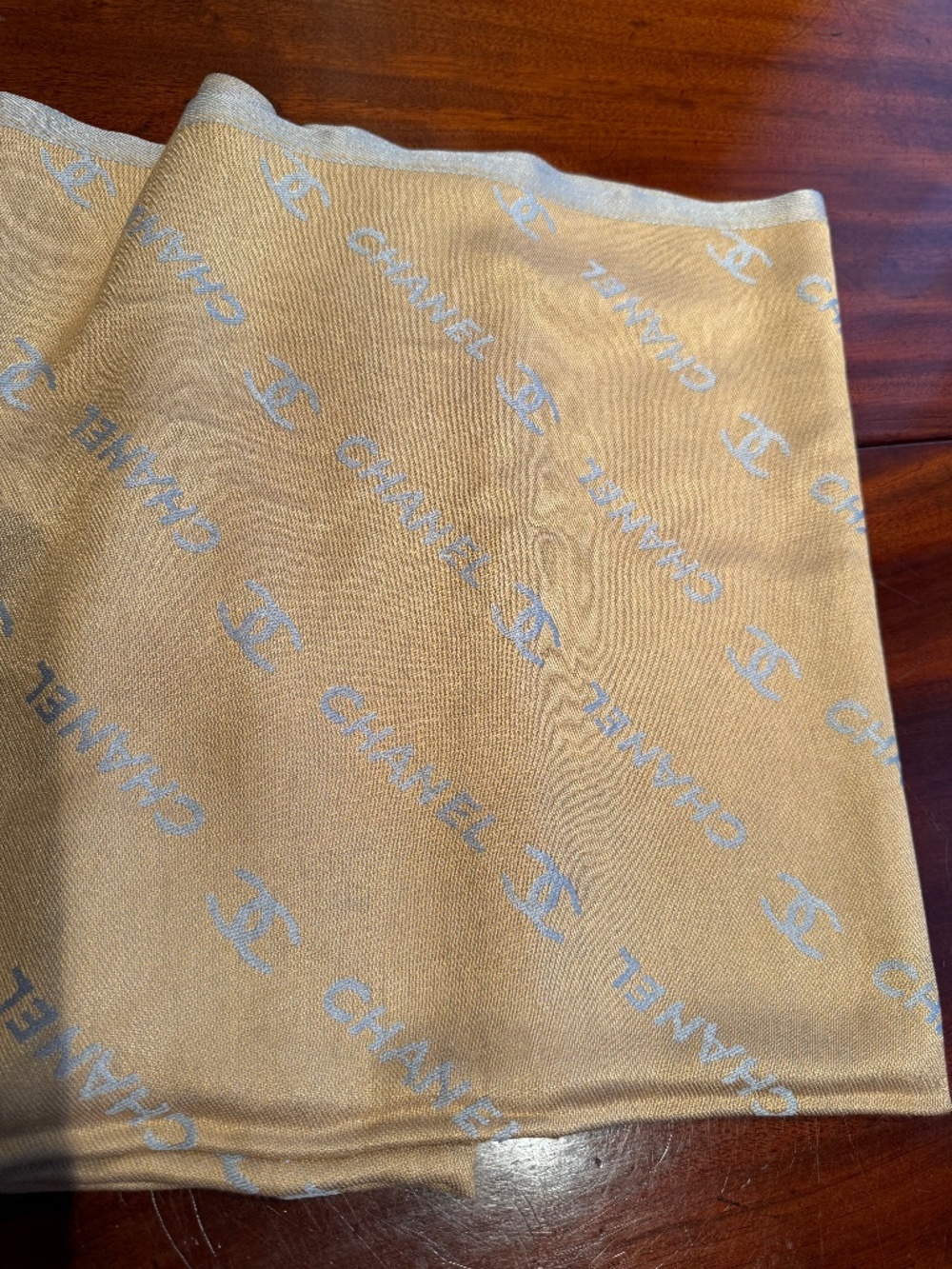 Chanel silk scarf/shawl